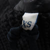 モンクレール GILET TRICOT デカロゴワッペン付 ニット切替デザイン ダウンベスト ブラック XS レディース