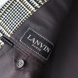Glen Check Single Breasted Wool Tailored Jacket - NEWSED