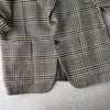 Glen Check Single Breasted Wool Tailored Jacket