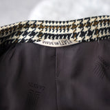 Glen Check Single Breasted Wool Tailored Jacket - NEWSED