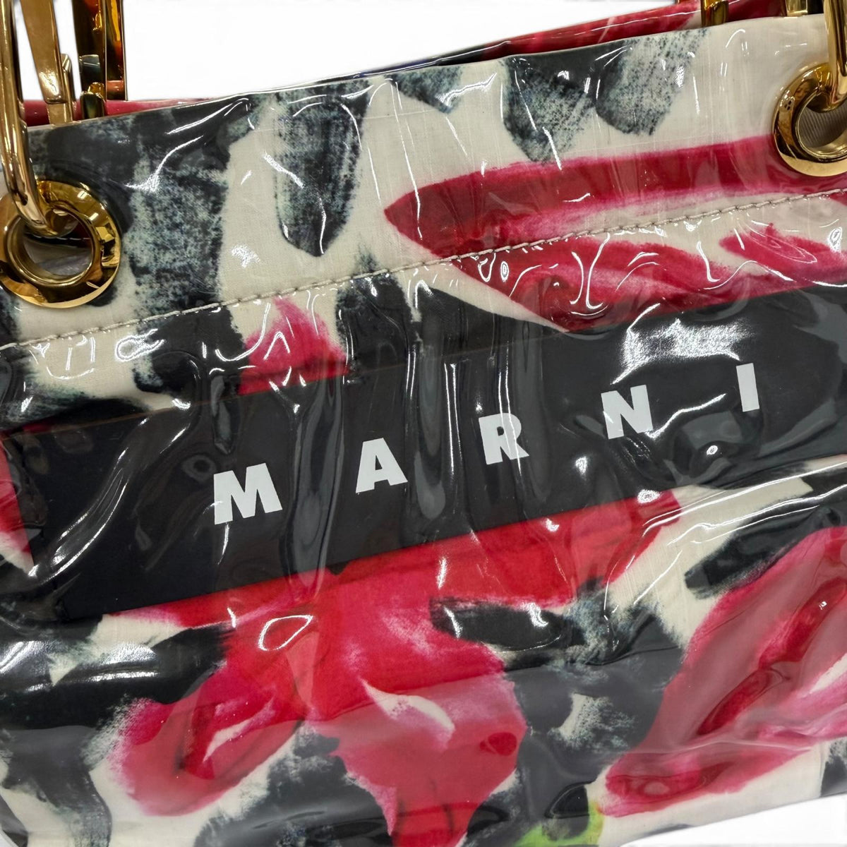 マルニ レザー使い GLOSSY GRIP ALMA ハンドバッグ マルチカラー レディース - NEWSED