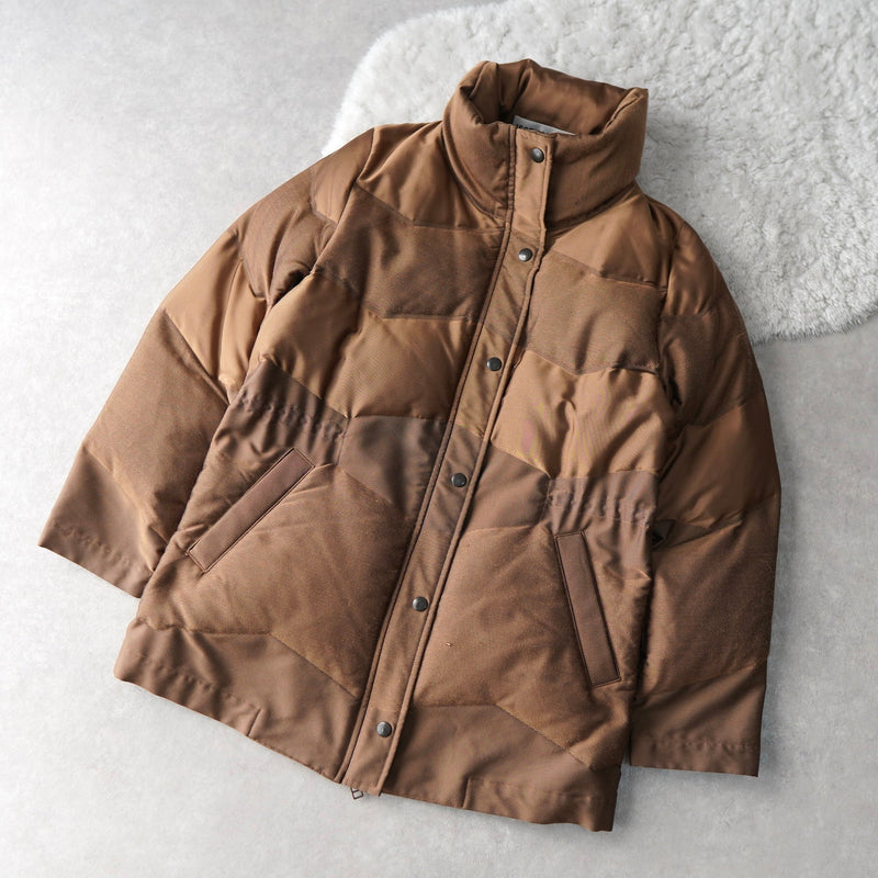 Glossy Puffer Down Jacket - NEWSED