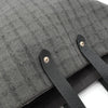 エルメス アメダバGM コットン / レザー トートバッグ グレー