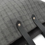 エルメス アメダバGM コットン / レザー トートバッグ グレー - NEWSED