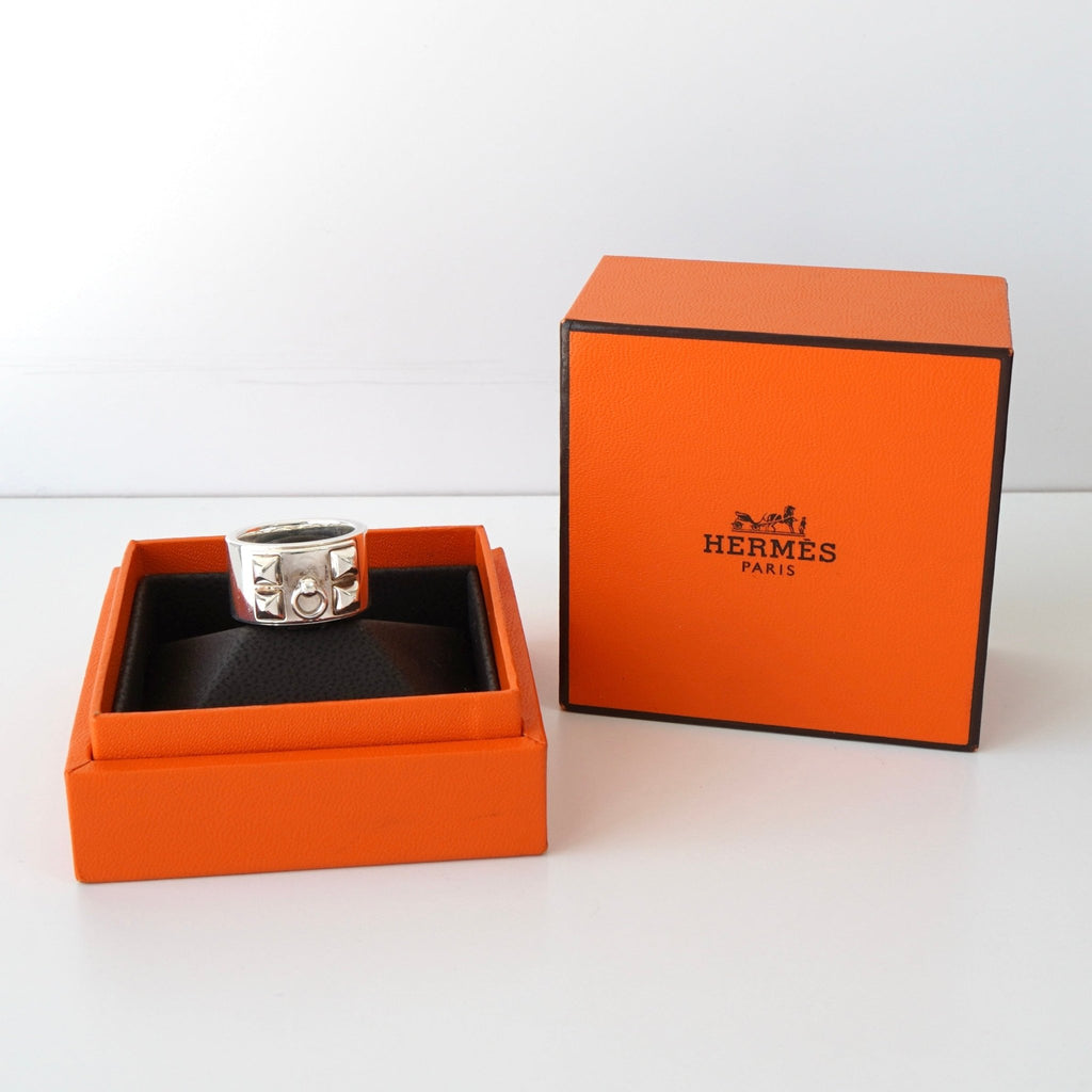 HERMES エルメス シルバー925 ケリーリング 箱付 指輪 正規品