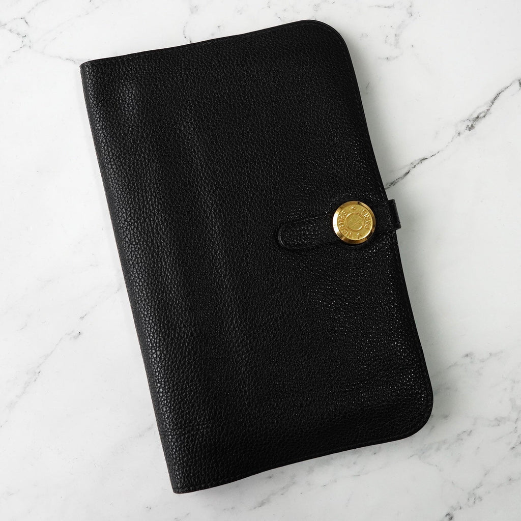Hermes Dogon GM Togo Noir D 镌刻多格包袋