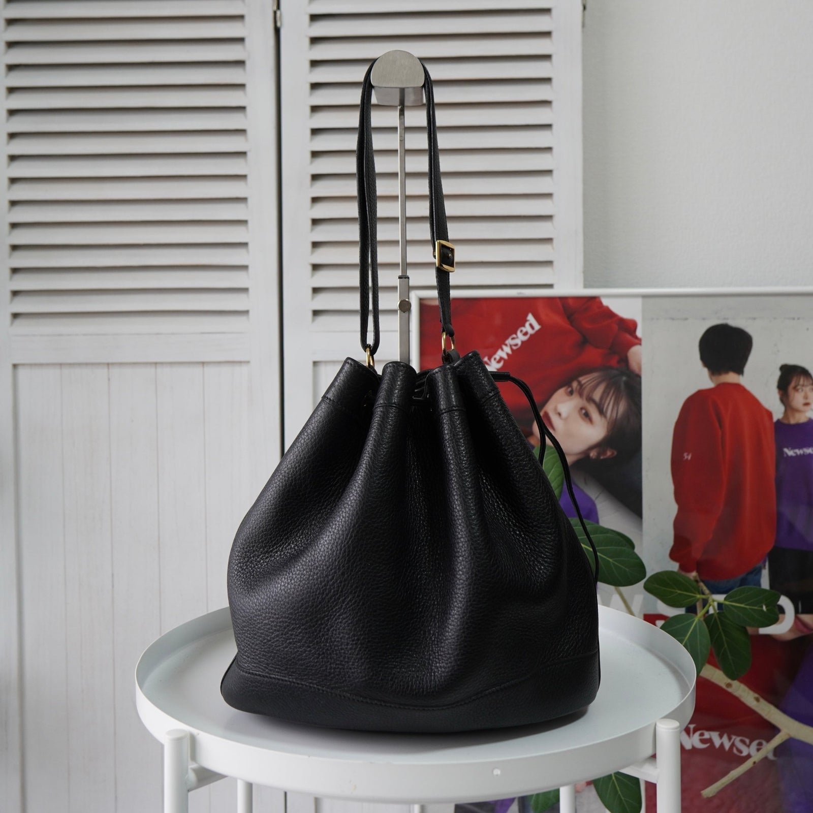 エルメス マーケットGM トリヨンクレマンス ブラック ゴールド金具 OZ