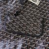 Goyard Saint Louis GM PVC 手提包（黑色/棕色）带小袋和包夹