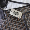 Goyard Saint Louis GM PVC 手提包（黑色/棕色）带小袋和包夹