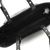 シャネル パリビアリッツGM PVC / キャンバス トートバッグ ブラック 8桁14番台 - NEWSED