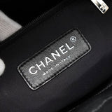シャネル パリビアリッツGM PVC / キャンバス トートバッグ ブラック 8桁14番台 - NEWSED