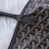 Goyard Saint Louis GM PVC 手提包（黑色/棕色）带小袋和包夹