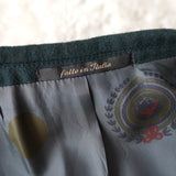 Gold Button Green Color Tailored Jacket｜Made in Italy - NEWSED