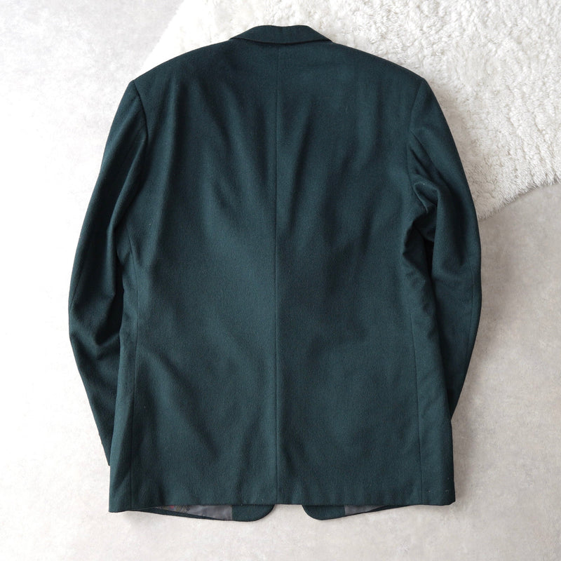 Gold Button Green Color Tailored Jacket｜Made in Italy - NEWSED