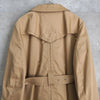 Gold Button Trench Coat