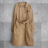 Gold Button Trench Coat