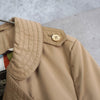 Gold Button Trench Coat