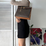 Gold Gancini and Toggle Chain Macadam Hand Bag Made in Italy - NEWSED