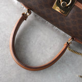 Gold Gancini and Toggle Chain Macadam Hand Bag Made in Italy - NEWSED