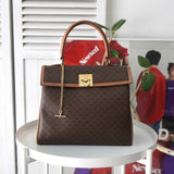 Gold Gancini and Toggle Chain Macadam Hand Bag Made in Italy - NEWSED