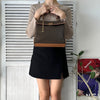 Gold Gancini and Toggle Chain Macadam Hand Bag Made in Italy