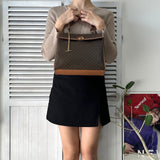 Gold Gancini and Toggle Chain Macadam Hand Bag Made in Italy - NEWSED
