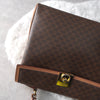 Gold Gancini and Toggle Chain Macadam Hand Bag Made in Italy