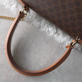 Gold Gancini and Toggle Chain Macadam Hand Bag Made in Italy - NEWSED