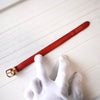 Gold Leather Bracelet
