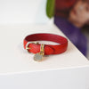 Gold Leather Bracelet