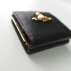 Gold Orb Leather Bi-fold Wallet