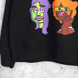シュプリーム Gonz Heads Crewneck プリント スウェット ブラック - NEWSED