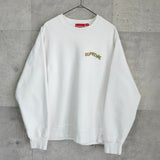 Gonz Logo Crewneck Sweat シュプリーム ロゴ スウェット ホワイト - NEWSED