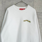 Gonz Logo Crewneck Sweat シュプリーム ロゴ スウェット ホワイト - NEWSED