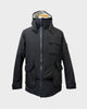 ストーンアイランド ムートン切替 GORE-TEX ジャケット ブラック M メンズ