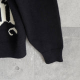 ステューシー Gothic Sweater バックロゴ ニット ブラック - NEWSED