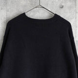 ステューシー Gothic Sweater バックロゴ ニット ブラック - NEWSED