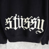 ステューシー Gothic Sweater バックロゴ ニット ブラック