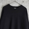 ステューシー Gothic Sweater バックロゴ ニット ブラック