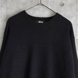 ステューシー Gothic Sweater バックロゴ ニット ブラック - NEWSED