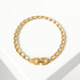 クリスチャン ディオール ヴィンテージ チェーン ブレスレット GP ゴールド - NEWSED