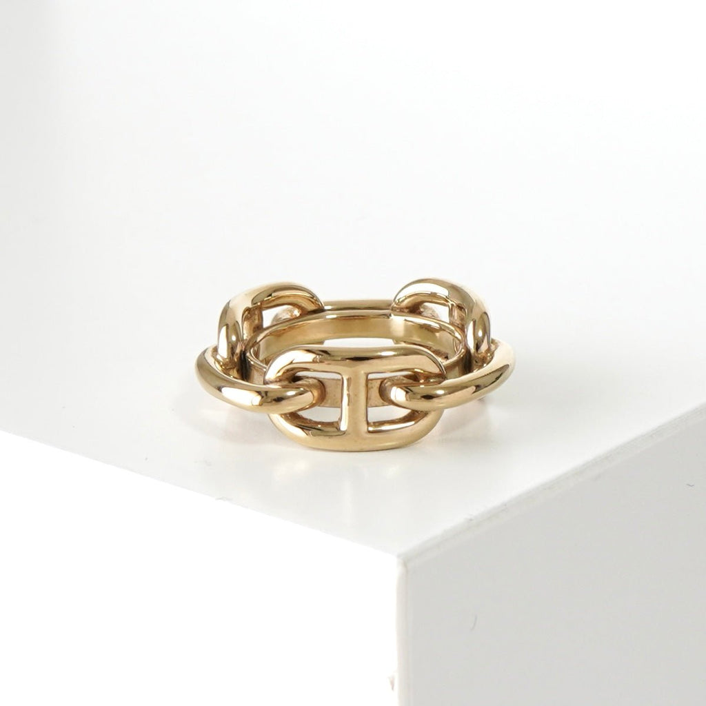 エルメス シェーヌダンクル ルガテ スカーフリング スカーフ留め パーマブラス GP ゴールド