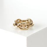 エルメス シェーヌダンクル ルガテ スカーフリング スカーフ留め パーマブラス GP ゴールド - NEWSED