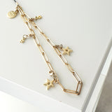 ディオール スター GP ゴールド チェーン ストラップ キーホルダー チャーム - NEWSED