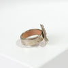 Chanel Coco Mark Rhinestone Ring GP Gold Size 13