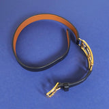 エルメス カレーシュ ドゥブルトゥール ブレスレット GP / ブラック - NEWSED