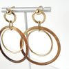 Hermès Buffalo Horn Amulet Duo Earrings in Grand Prix Gold