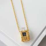 シャネル 香水ボトル GP ゴールド ロング ネックレス - NEWSED