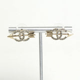 シャネル ココマーク ラインストーン ピアス GP ゴールド - NEWSED