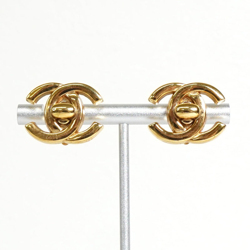 シャネル ココマーク ターンロック イヤリング GP - NEWSED